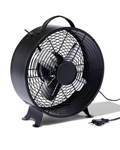 tafelventilator retro zwart Ø25.8cm - 80200017 - HEMA tafelventilator retro zwart Ø25.8cm - 80200017 - HEMA