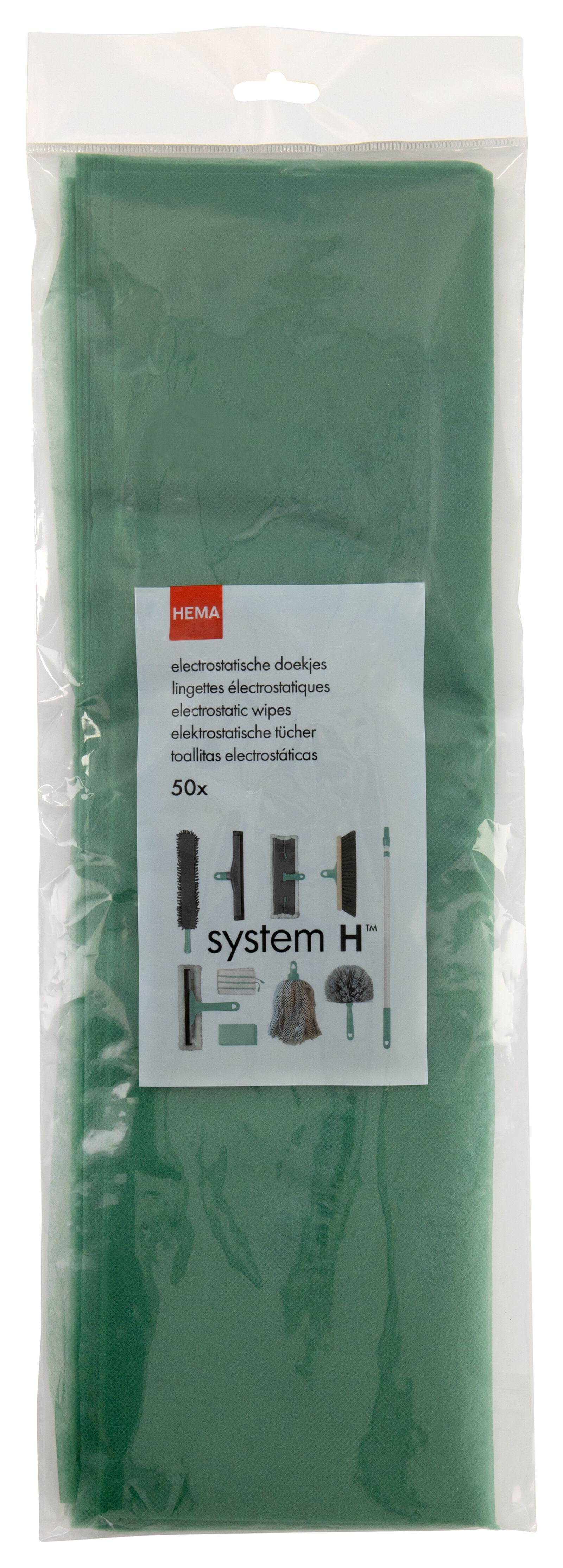 elektrostatische vloerdoekjes - System H - 50 stuks - 20510082 - HEMA