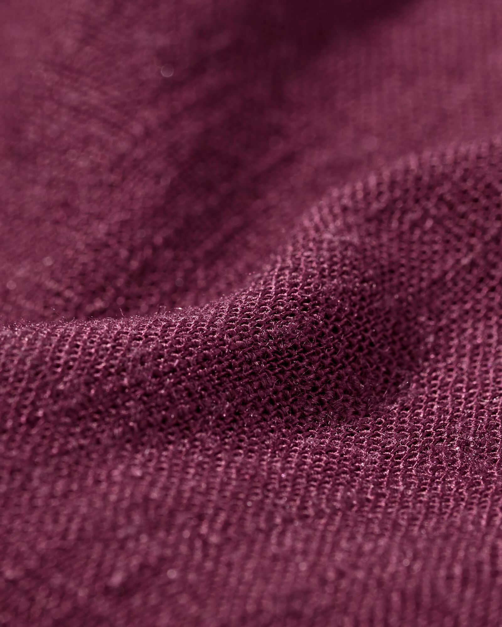 damesbroek Selma met linnen donkerrood - 36200460DARKRED - HEMA