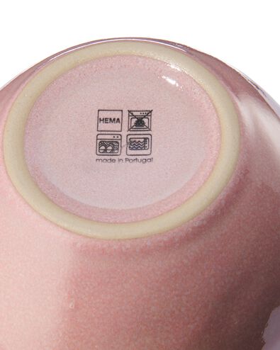 schaal Ø10cm Porto reactief glazuur roze - 9602238 - HEMA