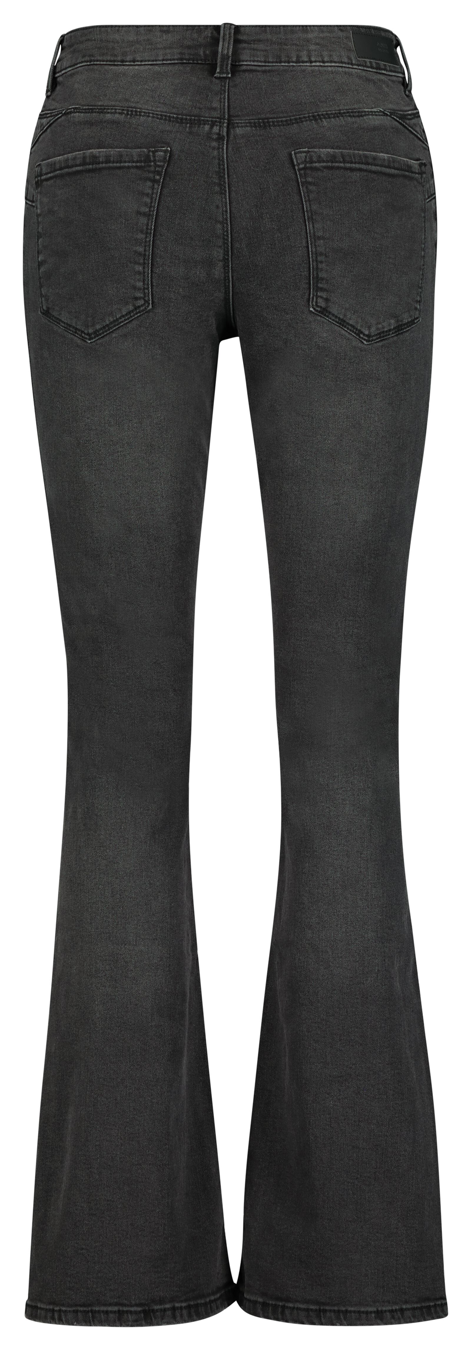 dames jeans bootcut shaping fit zwart 42 - 36291749 - HEMA