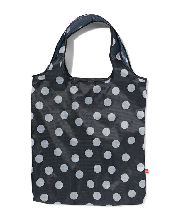opvouwbare boodschappentas 48x43 zwart - 18640055 - HEMA
