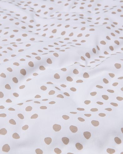 dekbedovertrek zacht katoen 240x200/220 boho taupe en zwart - 5790214 - HEMA