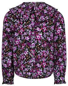 kinder blouse bloemen lila lila - 1000026380 - HEMA