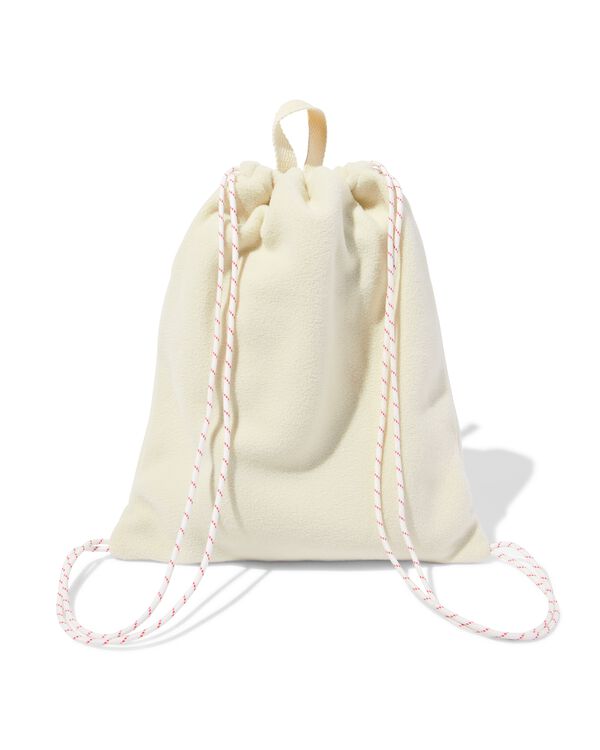 gymtas 42x36cm fleece 42x36cm - 14540228 - HEMA