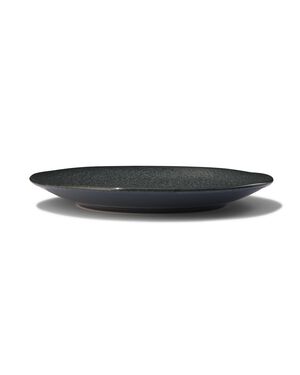 ontbijtbord - 23 cm - Porto - reactief glazuur - zwart - 9602030 - HEMA