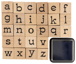 stempelset alfabet - 14822439 - HEMA
