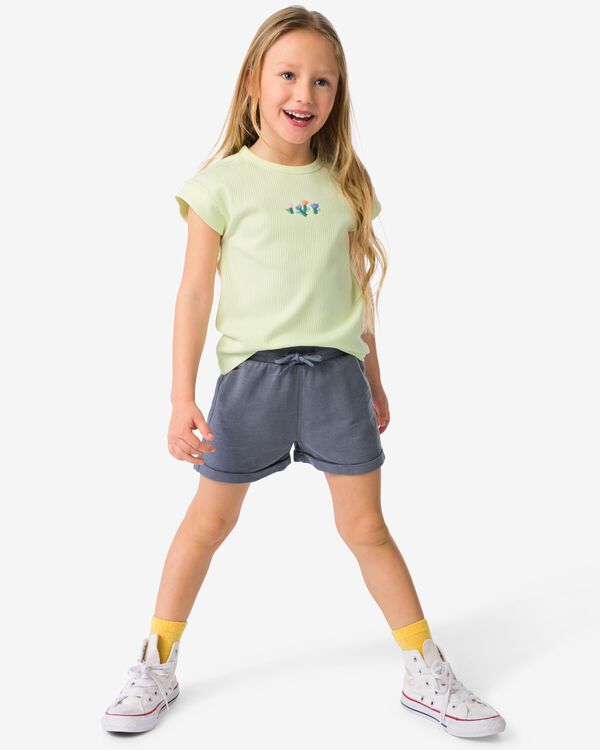 kinder sweatshort grijs grijs - 30856739GREY - HEMA