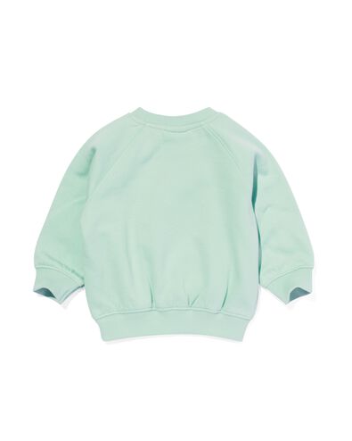 baby sweater dino mintgroen 62 - 33194841 - HEMA