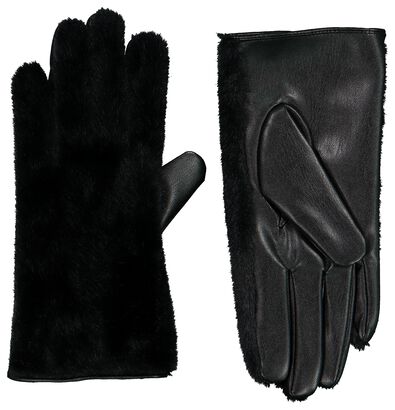 dameshandschoenen touchscreen zwart - 1000020747 - HEMA