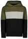 kinder hoodie kleurblokken legergroen - 1000025911 - HEMA