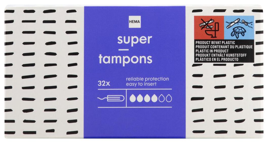 tampons super - 32 stuks - 11522301 - HEMA