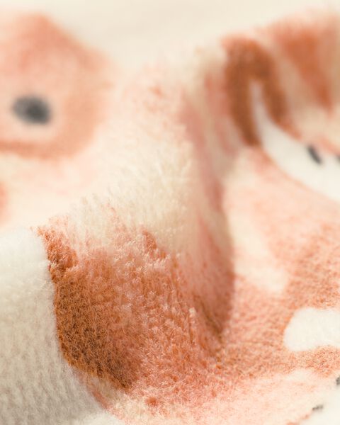 baby pyjama velours beren gebroken wit gebroken wit - 1000032403 - HEMA