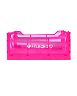 klapkrat letterbord recycled M felroze roze M  30 x 40 x 17 - 39800024 - HEMA