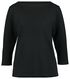 dames-shirt structuur zwart M - 36218077 - HEMA