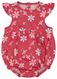 new born romper bloemen roze - 1000023936 - HEMA