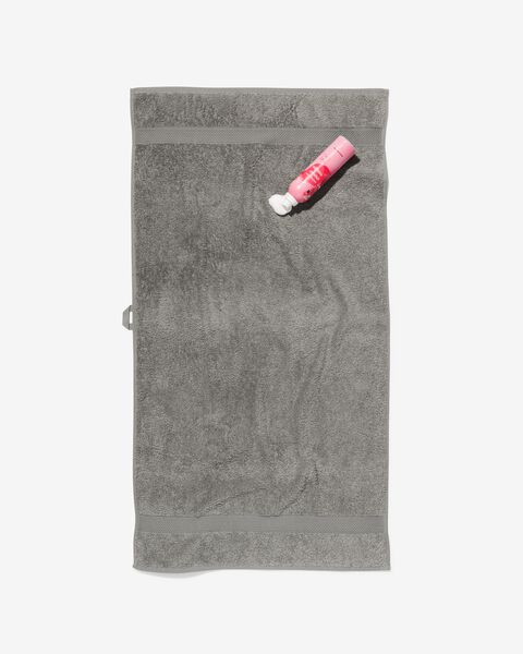handdoek 60x110 zware kwaliteit - middengrijs - 5200718 - HEMA