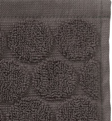 handdoeken - zware kwaliteit - gestipt donkergrijs - 1000015161 - HEMA
