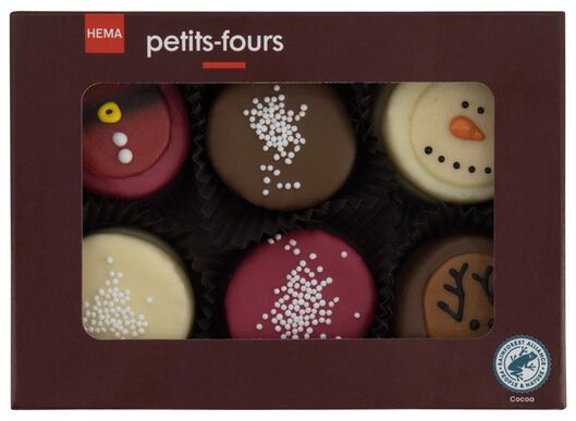 petit-fours Kerst - 6 stuks - 10040057 - HEMA