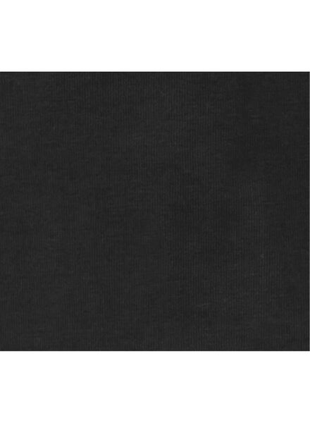 kinder t-shirt - biologisch katoen zwart zwart - 1000019379 - HEMA
