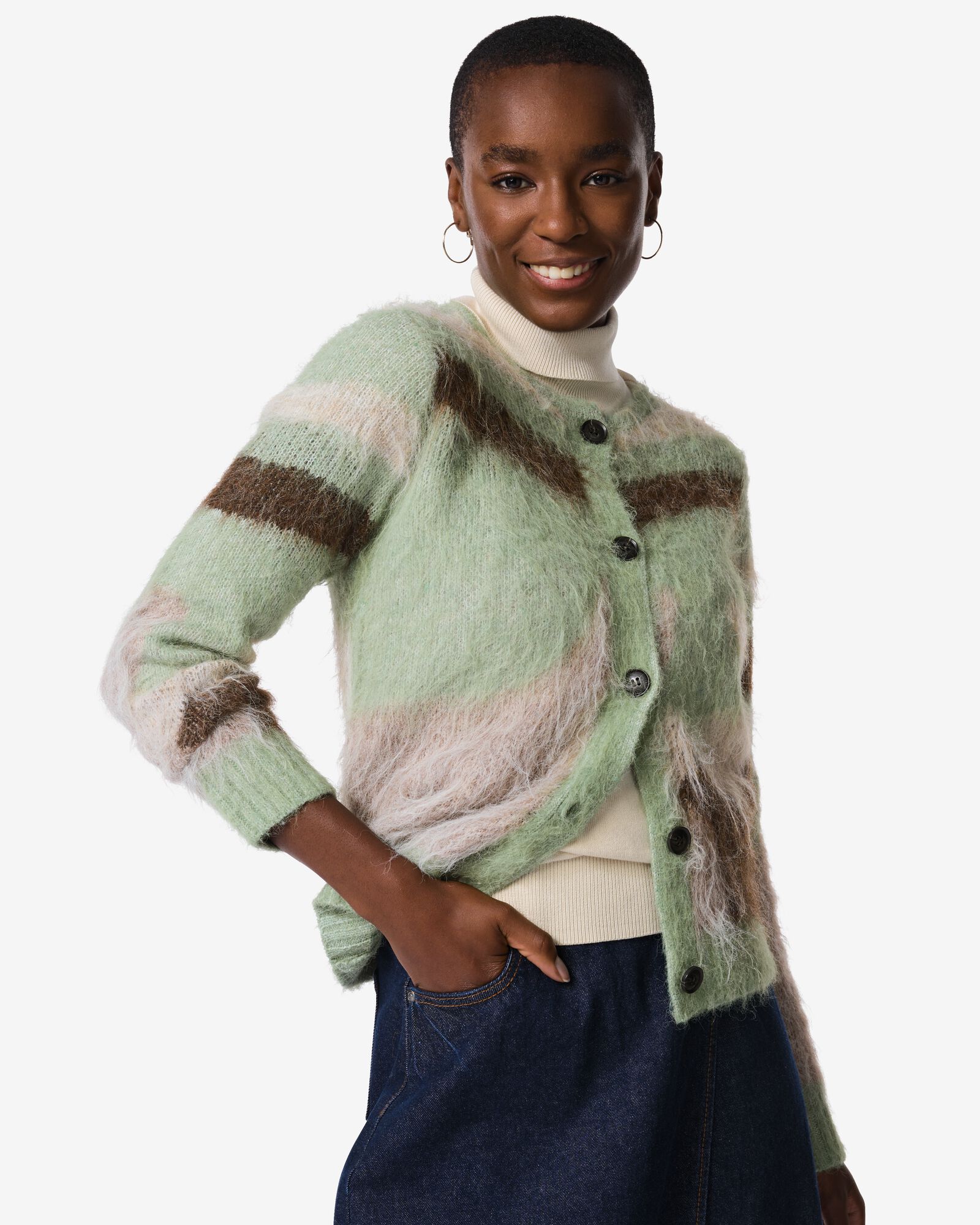 damesvest Heddy lichtgroen - 36203320LIGHTGREEN - HEMA