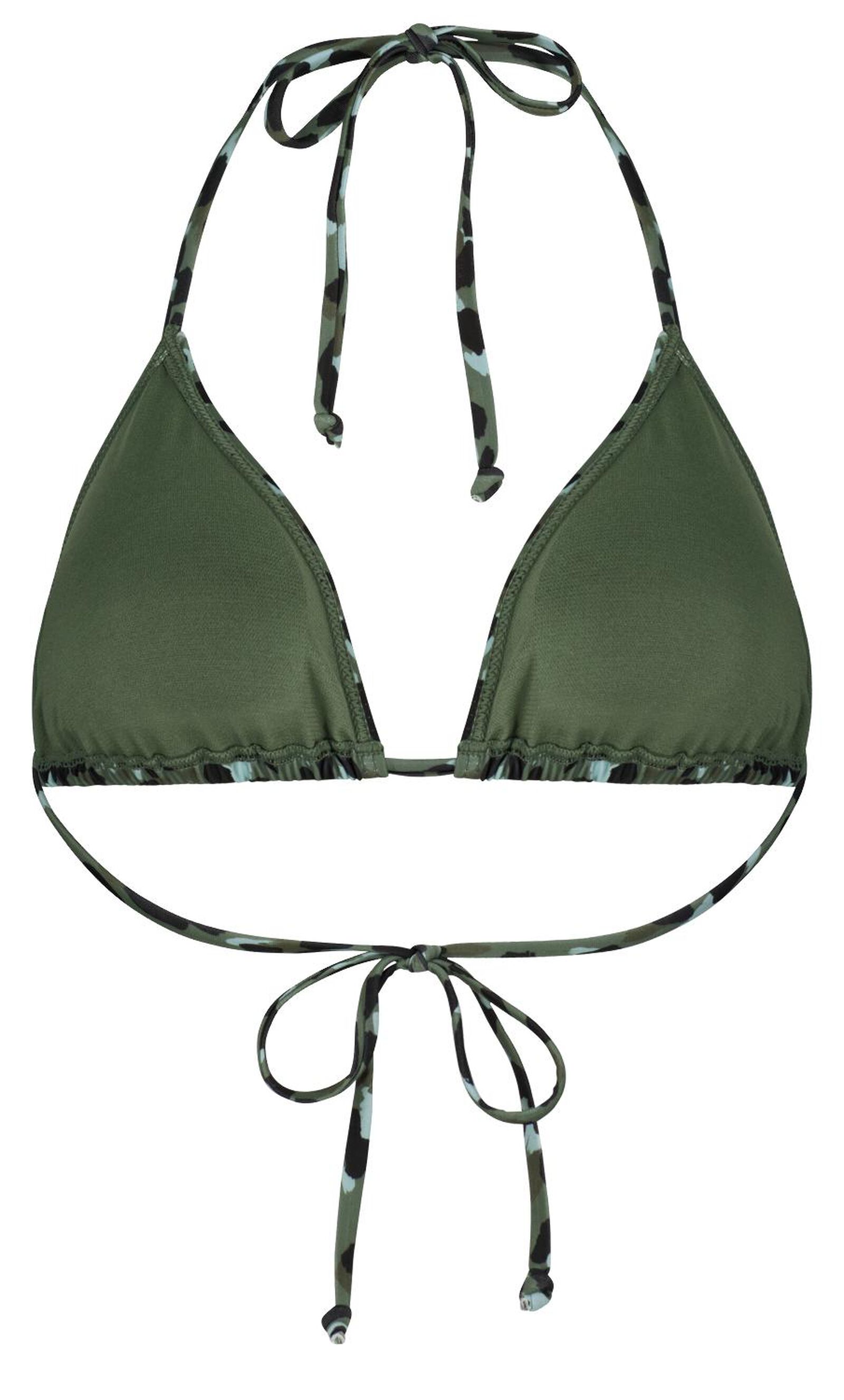 dames bikini triangel - animal groen - 1000027480 - HEMA