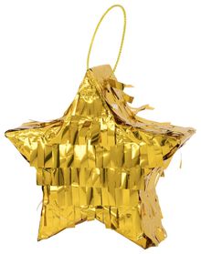 mini piñata gouden ster 12x12x4 - 14200721 - HEMA