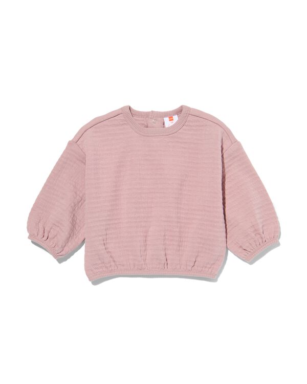 baby sweater  mauve mauve - 33008250MAUVE - HEMA