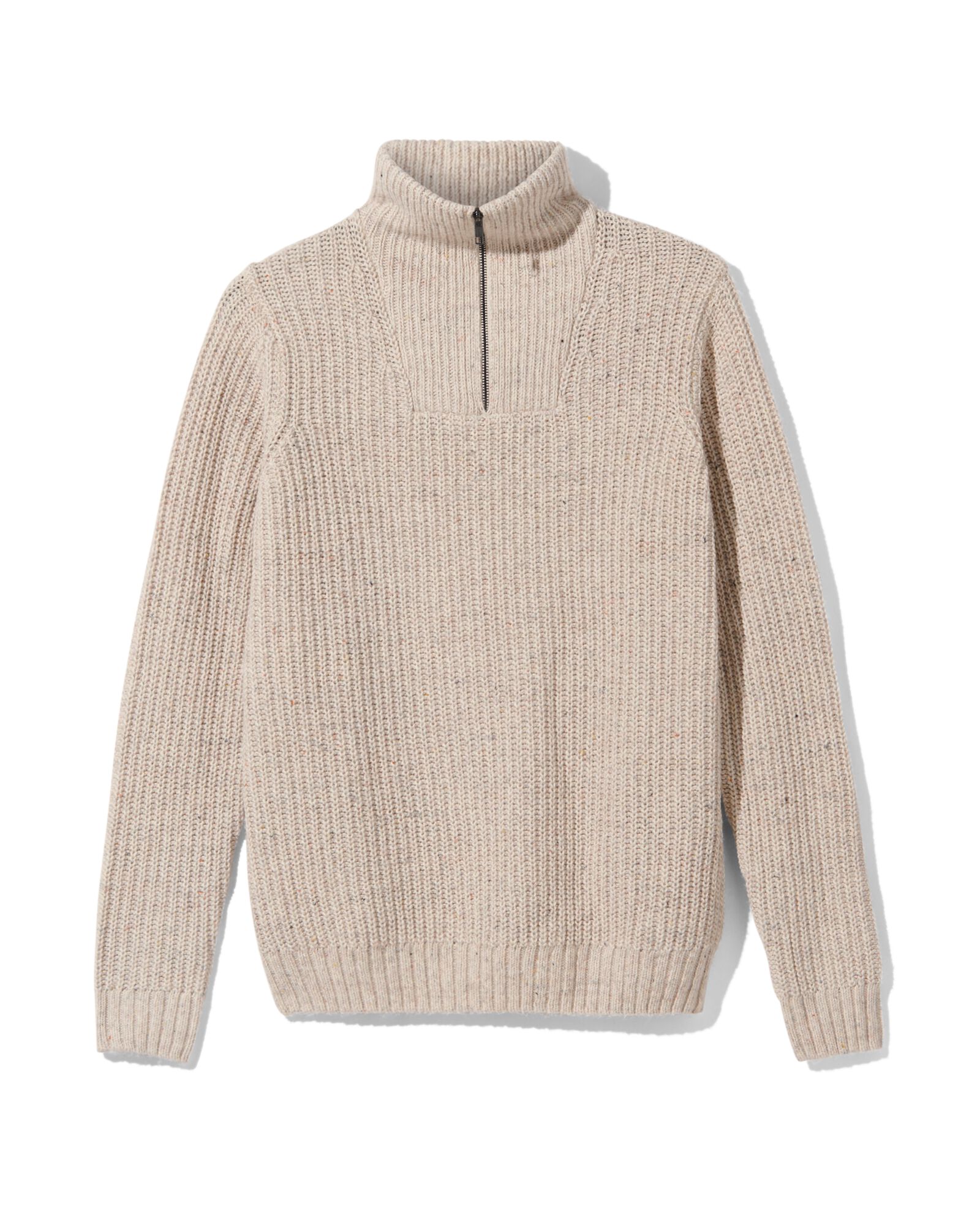 heren trui gebreid beige beige - 2110040BEIGE - HEMA