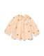 newborn shirt mousseline sinaasappels zand zand - 1000031991 - HEMA