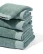 handdoeken - hotel extra zacht zeegroen zeegroen - 2000000081 - HEMA