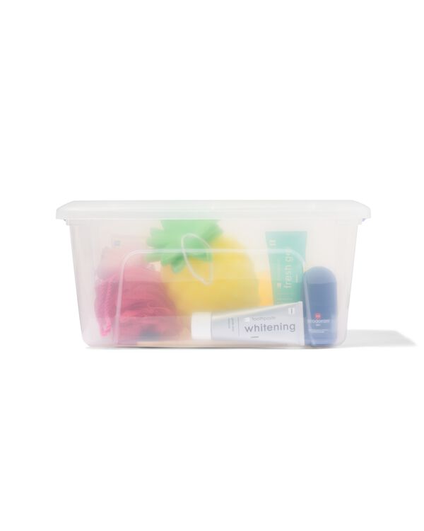 opbergbox 15L Tokyo transparant 39.5x29x18.5 recycled 39.5 x 29 x 18.5 Tokyo - 39810407 - HEMA