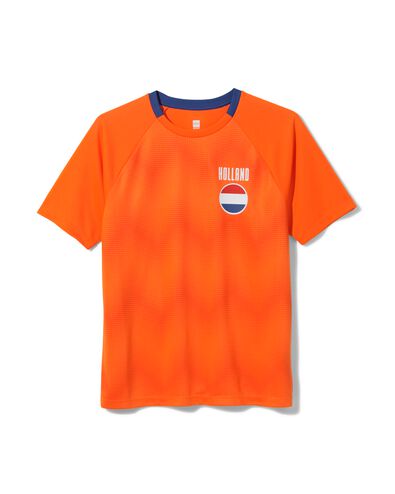 sportshirt voor volwassenen Nederland oranje oranje - 36030574ORANGE - HEMA