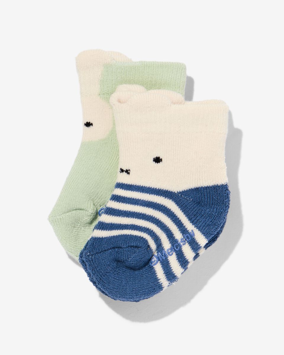 Nijntje baby sokken - 2 paar beige - 1000030020 - HEMA