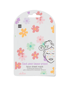 sheet gezichtsmasker bloemen - 17800036 - HEMA