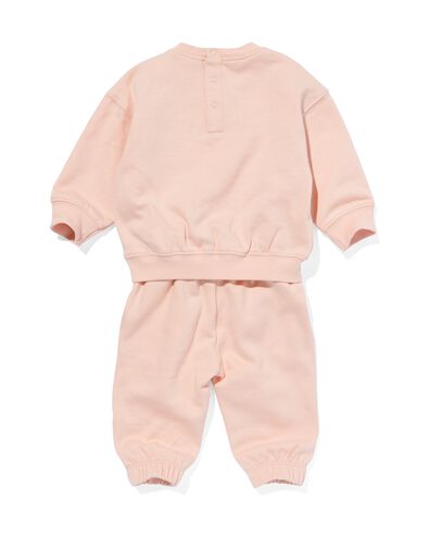 baby kleding sweatset perzik 98 - 33043457 - HEMA