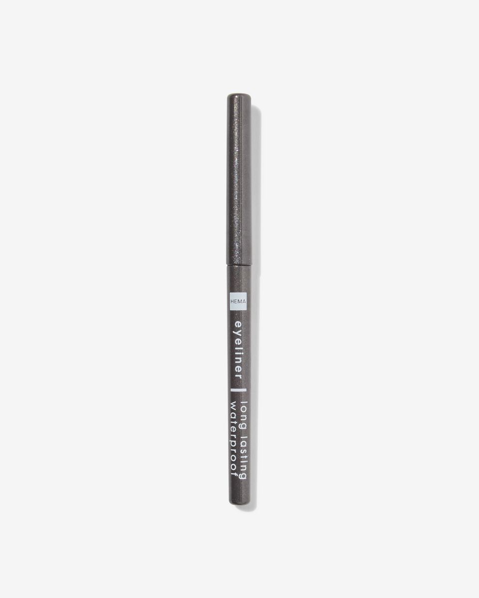 eyeliner waterproof metallic black - 11210252 - HEMA