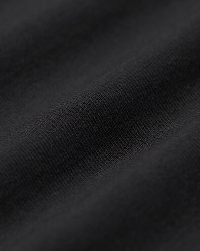 kinder basis t-shirts stretch katoen - 2 stuks zwart 146/152 - 30729373 - HEMA