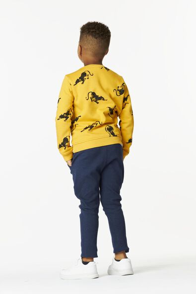 kindersweater cheeta geel - 1000024555 - HEMA