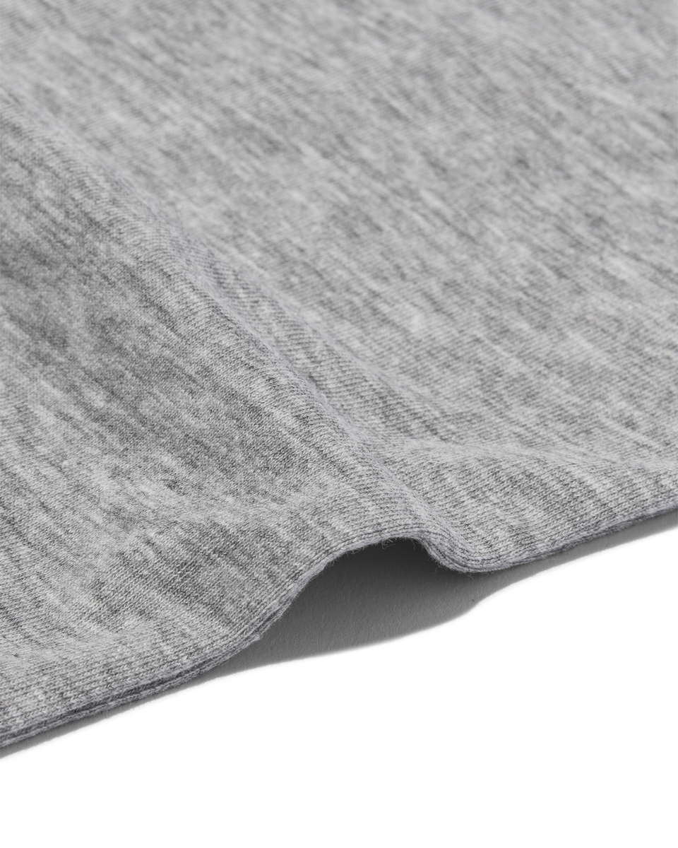 kinderhemden - 2 stuks grijsmelange grijsmelange - 1000001437 - HEMA