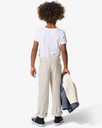 kinderbroek strepen wit wit - 30785506WHITE - HEMA