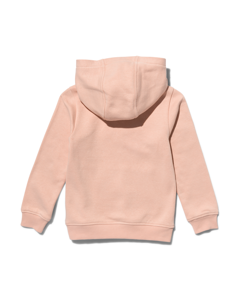 kinder sweater met capuchon lichtroze lichtroze - 1000029614 - HEMA