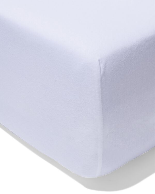 hoeslaken voor boxspring zacht katoen 200x200 wit - 5180093 - HEMA