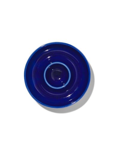 eierdop Ø11.5cm aardewerk blauw - 9602288 - HEMA