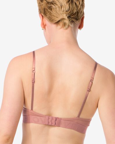 voorgevormde bh zonder beugel  lichtbruin lichtbruin - 21960705LIGHTBROWN - HEMA
