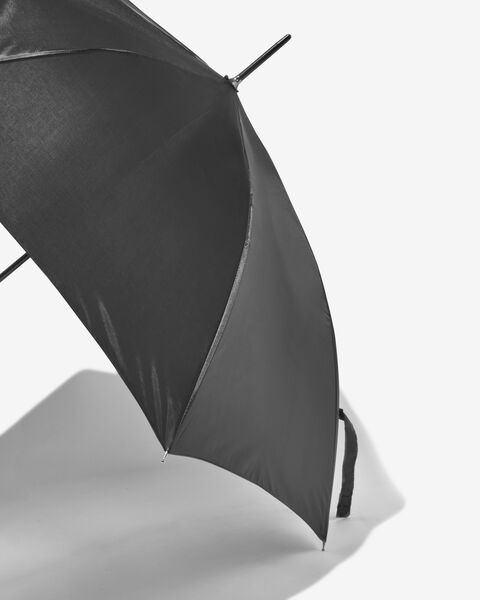 Bezet kolf Nautisch automatische paraplu Ø 105 cm zwart - HEMA