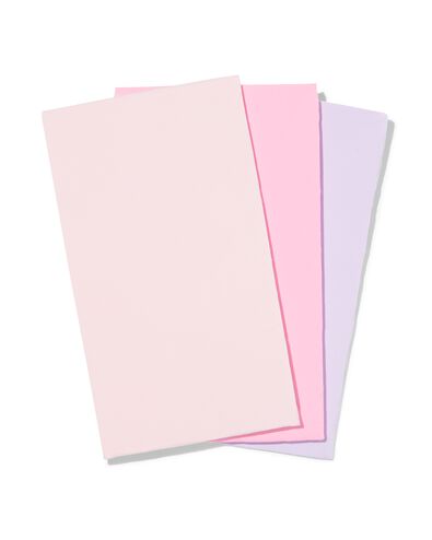 rekbare boekenkaften roze - 3 stuks - 14501270 - HEMA