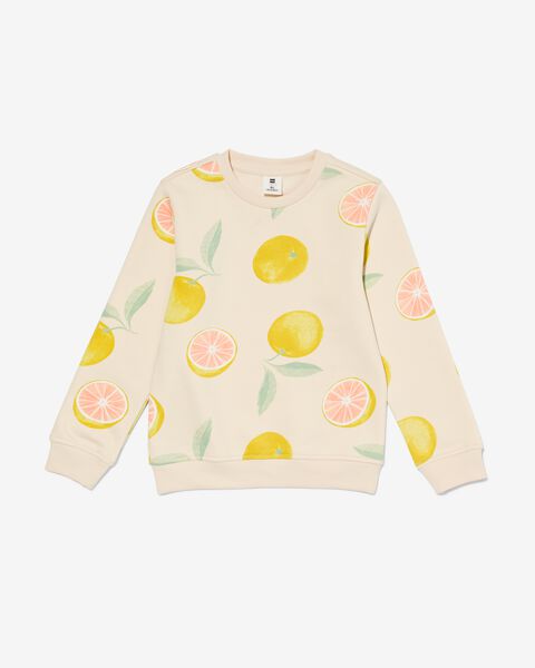 kinder sweater citrus gebroken wit gebroken wit - 1000032464 - HEMA