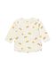 newborn shirt citroenen gebroken wit gebroken wit - 1000030956 - HEMA