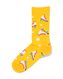 sokken met katoen you're on a roll geel 39/42 - 4141157 - HEMA